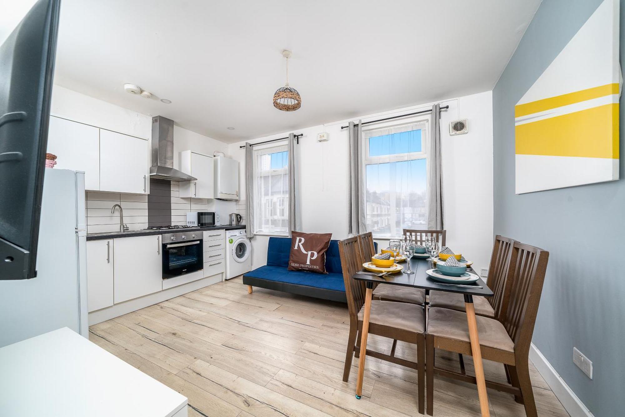 Modern 2 Bed East London Home By Rebby Properties Sleeps 5 Near Canning Town Station Luaran gambar